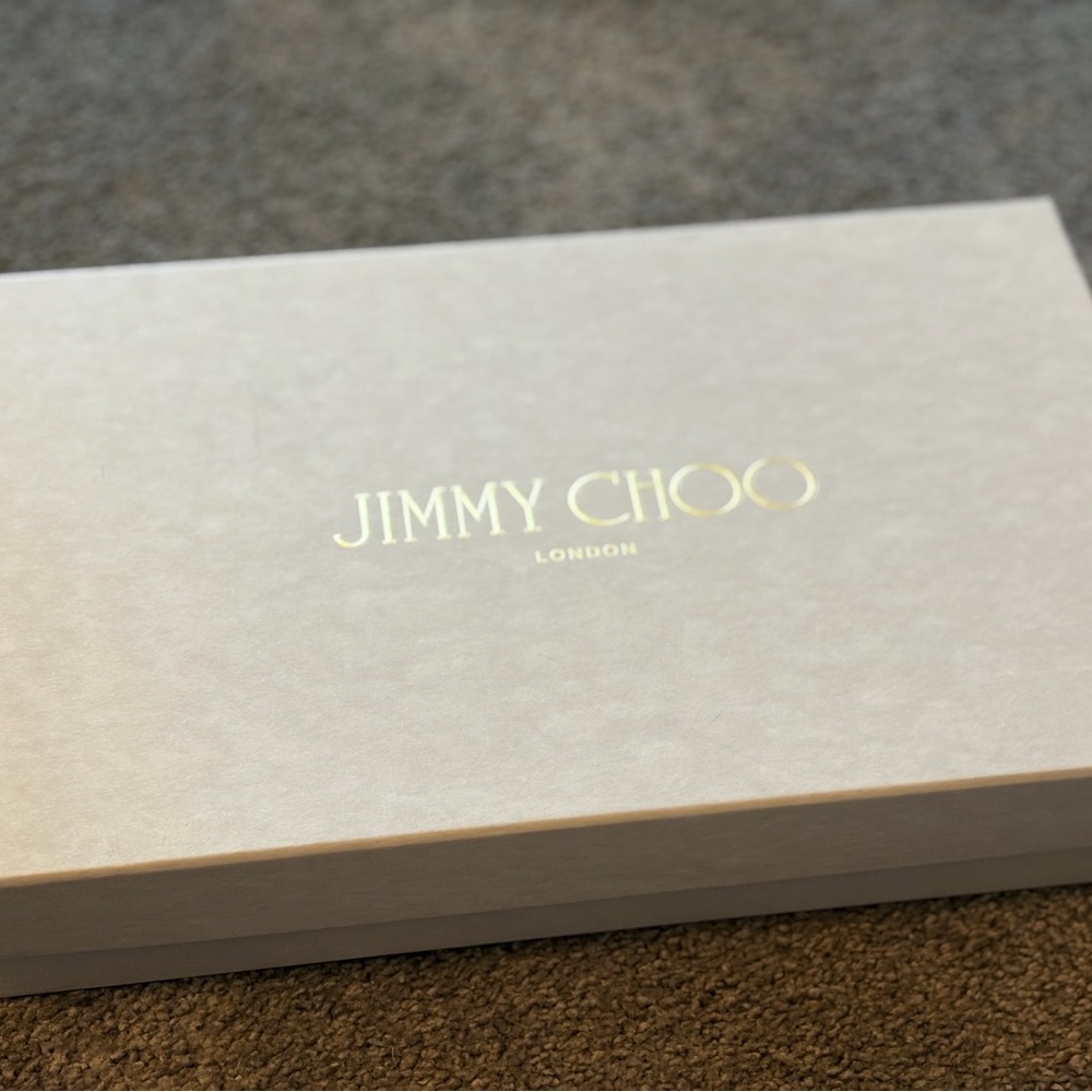 Jimmy Choo Navy Leather clutch -NWT - Picture 16 of 16